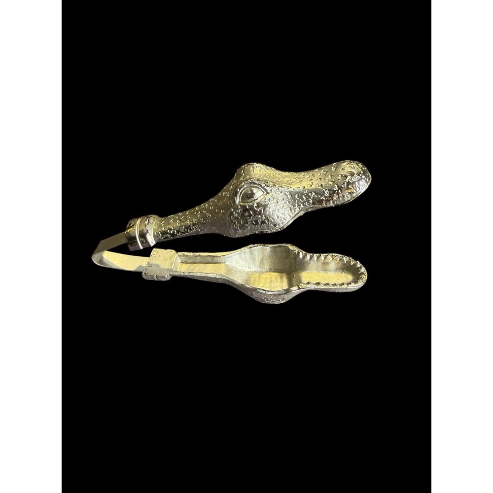 Rare Alligator/Crocodile Ice Tongs Fun! University Of Florida Gift